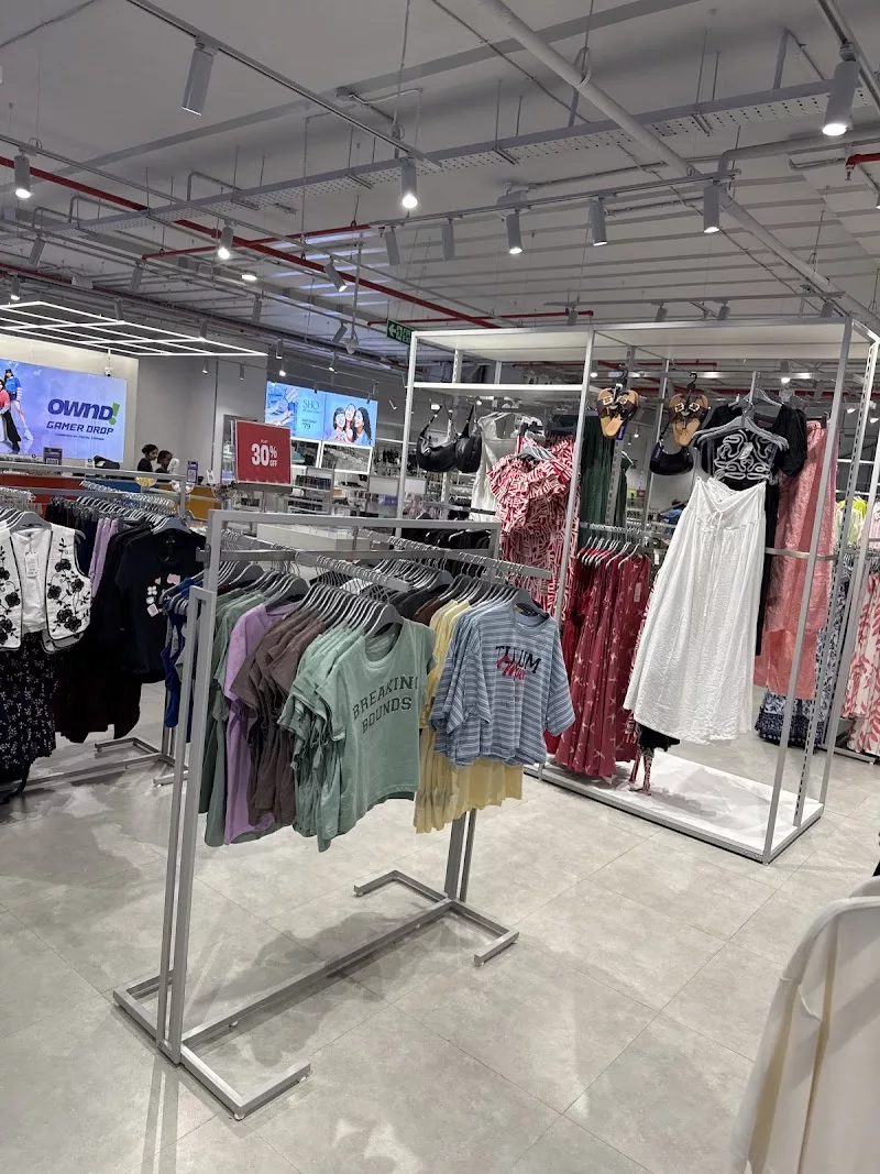 Fashion display inside OWND! at Kapali Mall, Majestic Bengaluru
